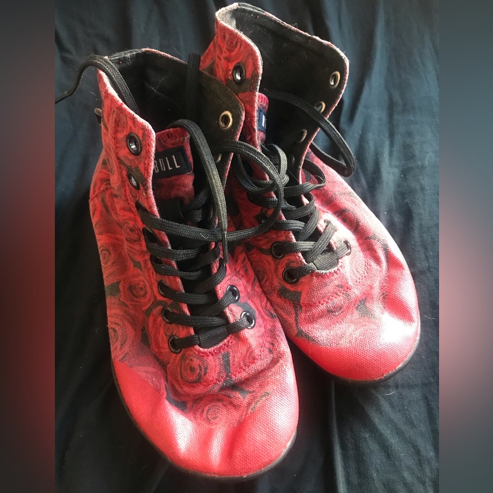 Red Rose NoBull High Top Trainer - very rare from early on in NoBull’s journey
